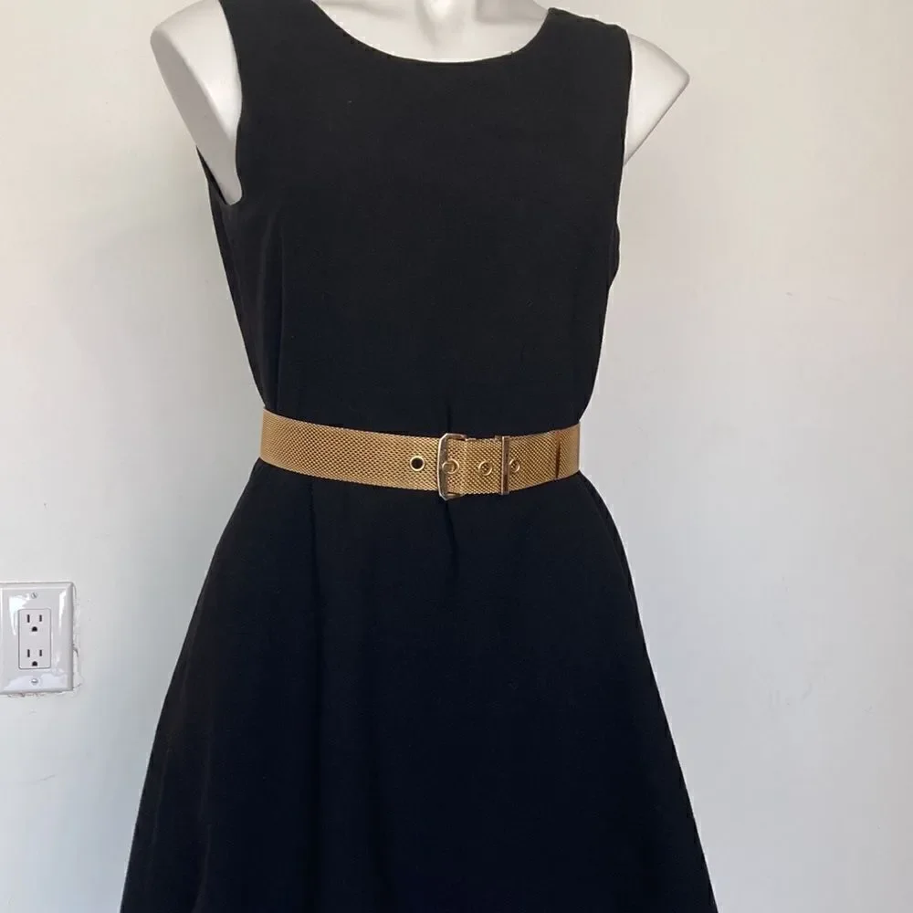 Vintage gold metal belt
